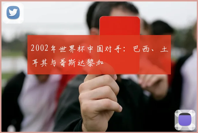2002年世界杯中国对手：巴西、土耳其与哥斯达黎加